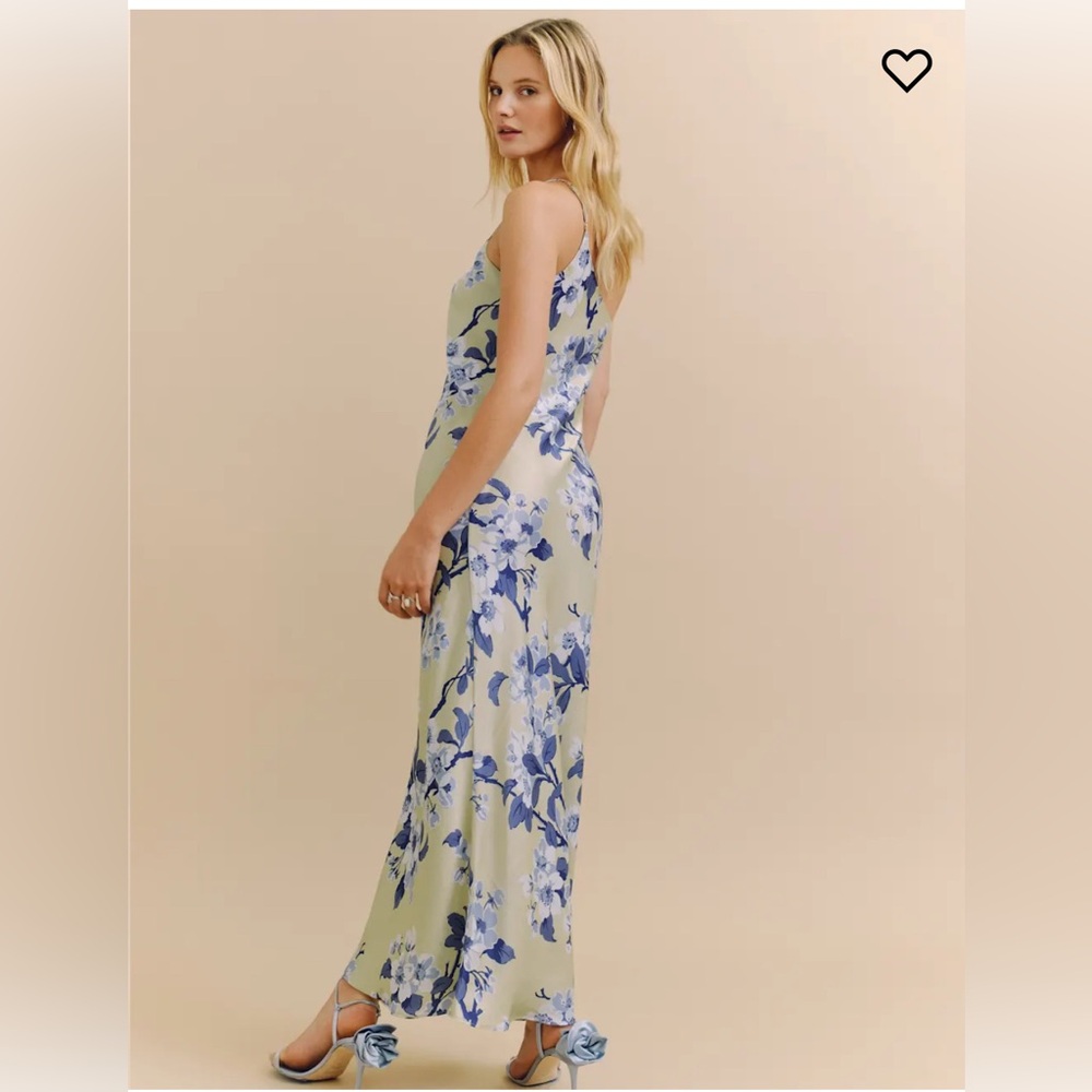 Reformation Olesia One Shoulder Silk Dress - Picture 3 of 6